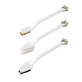 3-Piece Kitchen Cleaning Brush Set – Stiff, Soft & Crevice Brushes