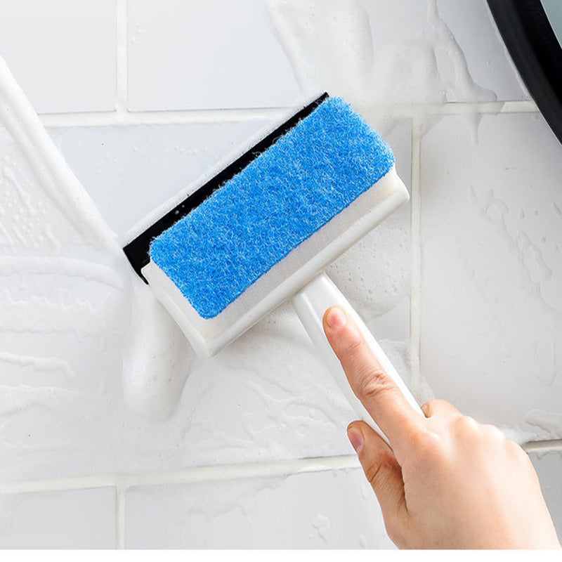 Double-Sided Window Squeegee – Scrub and Clear in One Pass