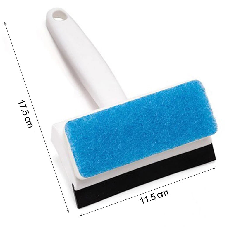 Double-Sided Window Squeegee – Scrub and Clear in One Pass