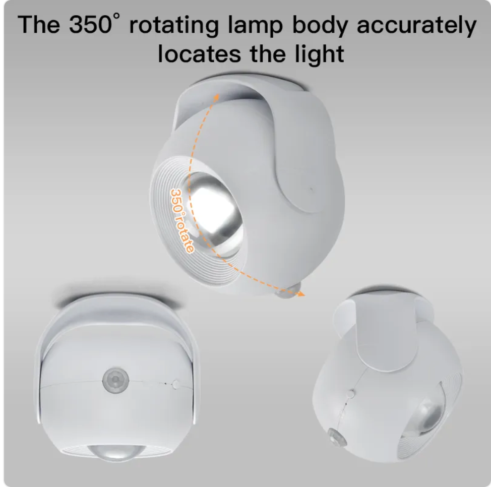Motion-Sensor Wall Light – Rechargeable, Sticks Anywhere, Hands Free