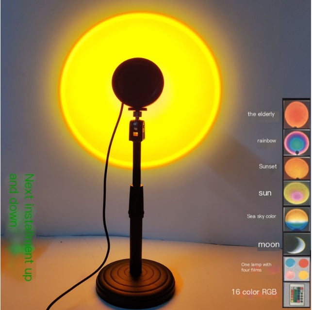 Sunset Projection Lamp – Instant Cozy Glow for Photos & Bedroom
