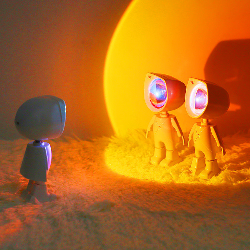 Astronaut Sunset Light – Whimsical Glow for Desk, Shelf & Streams