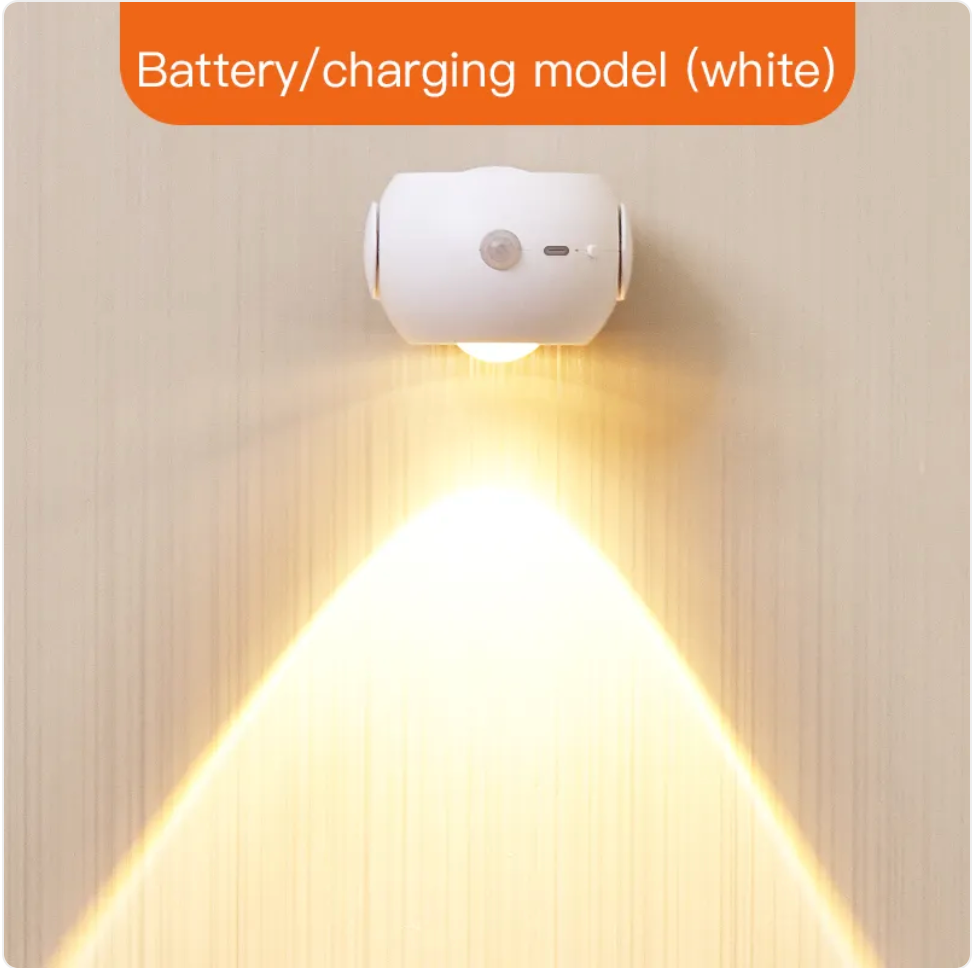 Motion-Sensor Wall Light – Rechargeable, Sticks Anywhere, Hands Free