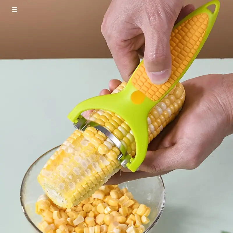 Corn Kernel Stripper – Strip a Whole Cob in One Clean Push