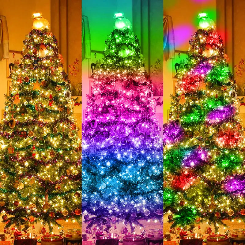 RGB Fairy String Lights – App-Controlled Color for Any Room