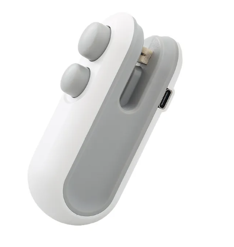 USB Bag Sealer & Cutter – Keep Snacks Fresh, Skip the Clips