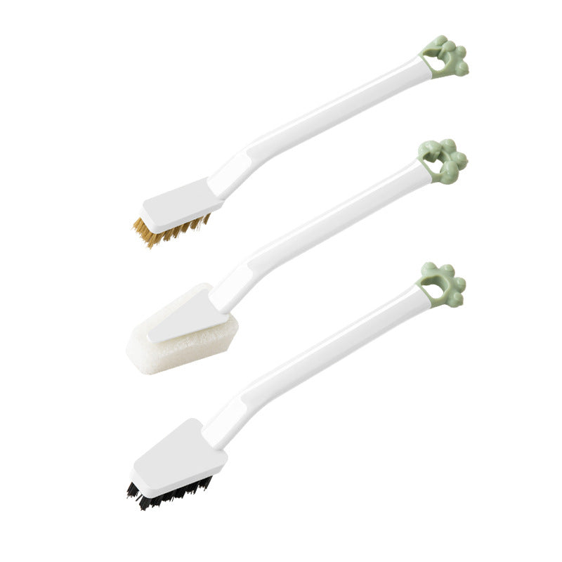 3-Piece Kitchen Cleaning Brush Set – Stiff, Soft & Crevice Brushes