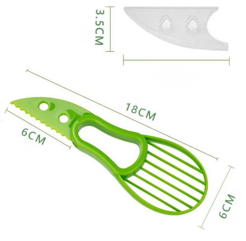 Avocado 3-in-1 Slicer – Split, Pit & Slice Without the Knife