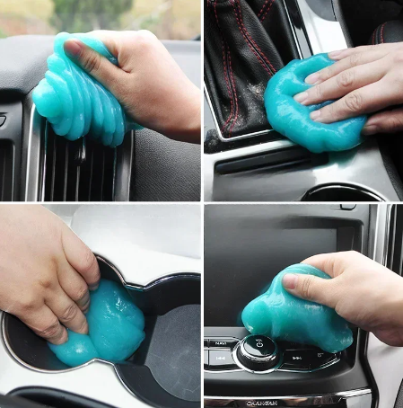 Cleaning Gel — Lift Dust From Car Vents, Keyboards & Crevices