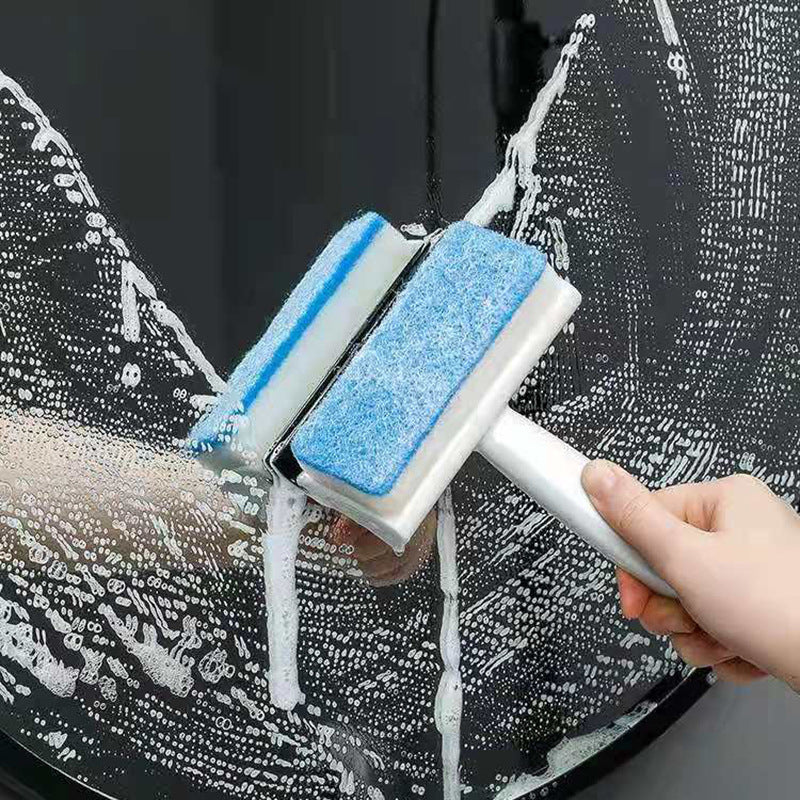 Double-Sided Window Squeegee – Scrub and Clear in One Pass