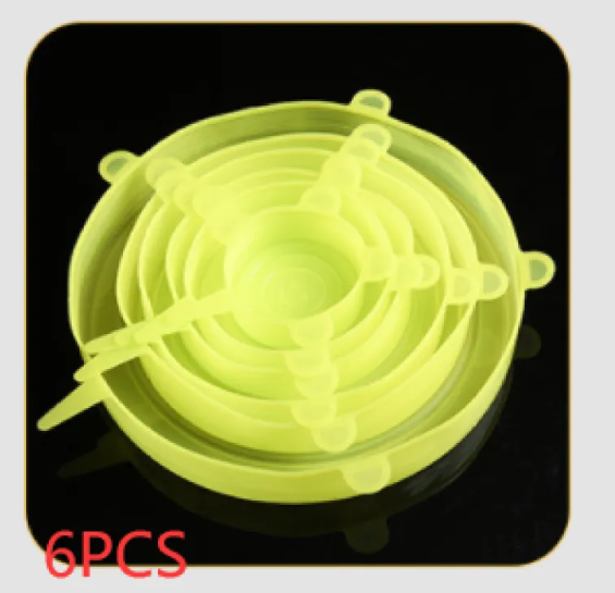 Reusable Silicone Stretch Lid Set – Ditch the Cling Film for Good