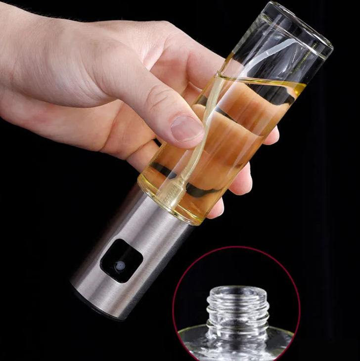 Stainless Oil Sprayer – Fine Mist Control for Air Fryer & Salads