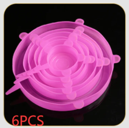 Reusable Silicone Stretch Lid Set – Ditch the Cling Film for Good