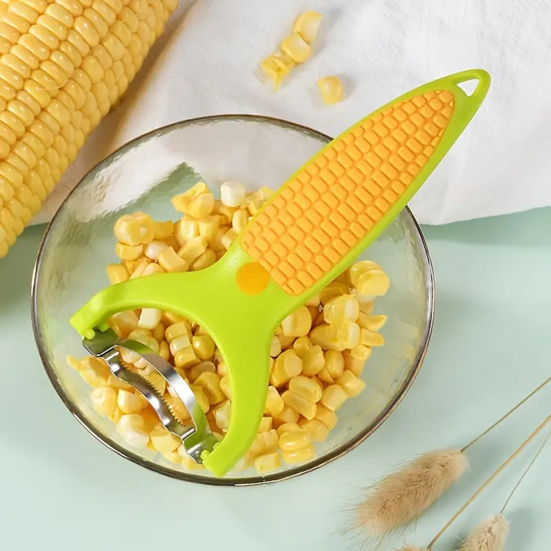Corn Kernel Stripper – Strip a Whole Cob in One Clean Push