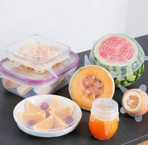 Reusable Silicone Stretch Lid Set – Ditch the Cling Film for Good