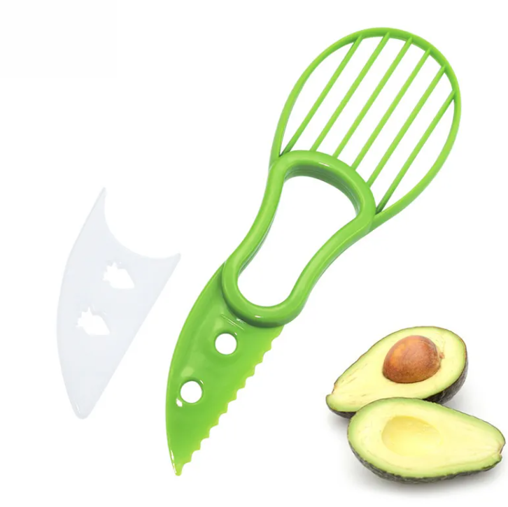 Avocado 3-in-1 Slicer – Split, Pit & Slice Without the Knife