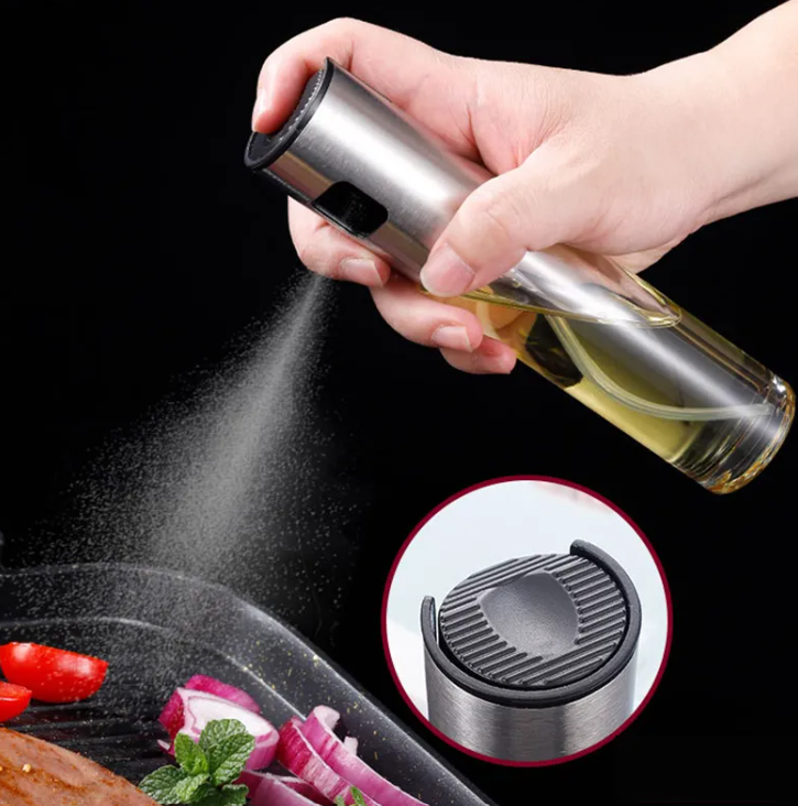 Stainless Oil Sprayer – Fine Mist Control for Air Fryer & Salads