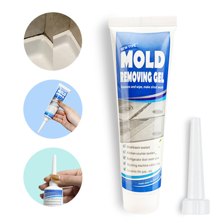 Mold & Mildew Stain Remover Gel – Squeeze, Wait, Wipe Grout Clean