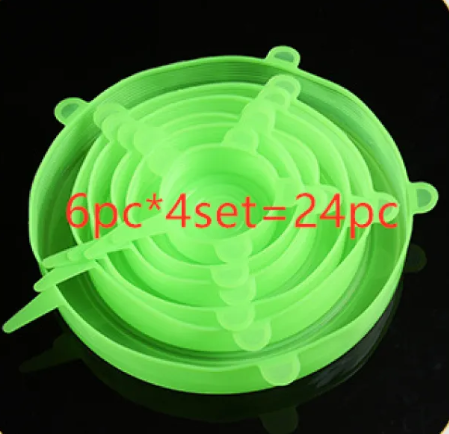 Reusable Silicone Stretch Lid Set – Ditch the Cling Film for Good