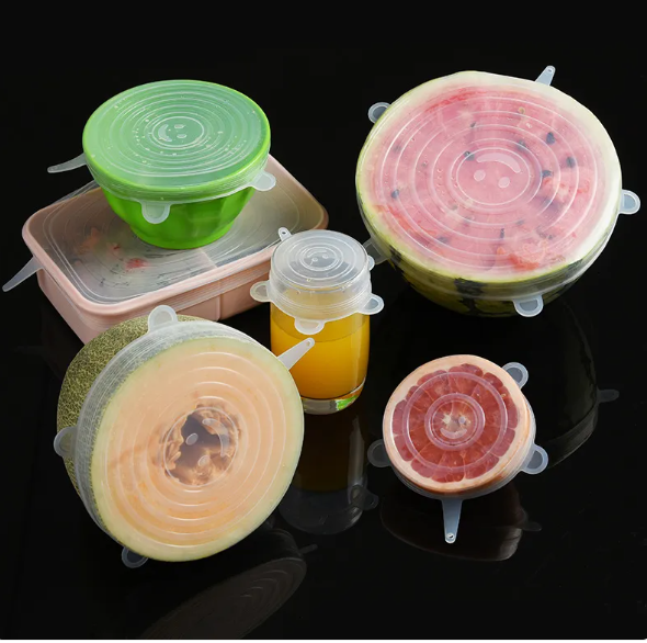 Reusable Silicone Stretch Lid Set – Ditch the Cling Film for Good
