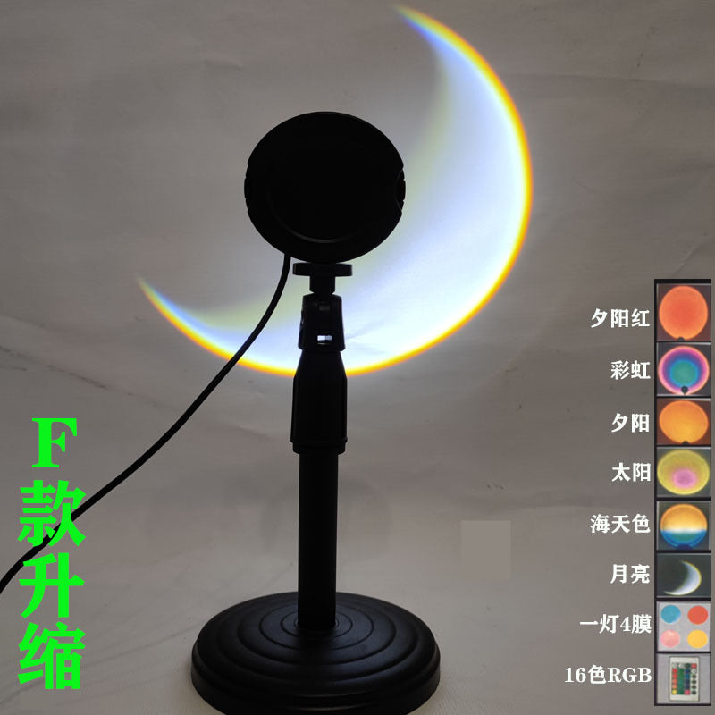 Sunset Projection Lamp – Instant Cozy Glow for Photos & Bedroom