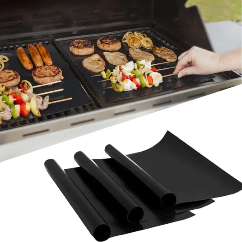 Reusable BBQ Grill Mats (2-Pack) – Nothing Falls Through