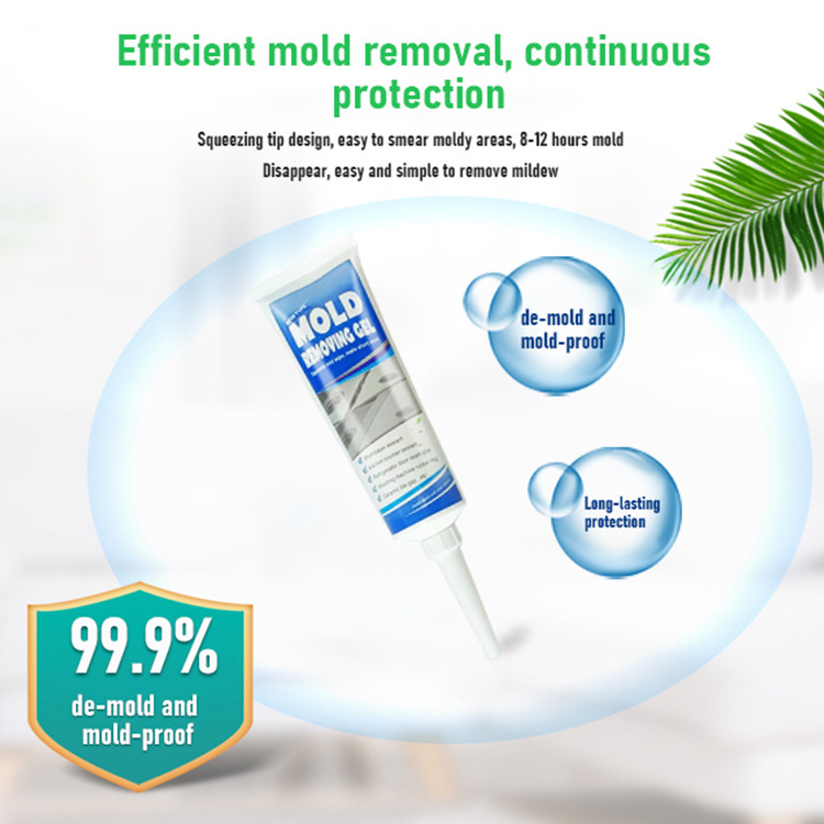 Mold & Mildew Stain Remover Gel – Squeeze, Wait, Wipe Grout Clean