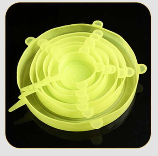 Reusable Silicone Stretch Lid Set – Ditch the Cling Film for Good