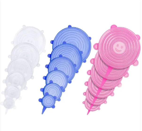 Reusable Silicone Stretch Lid Set – Ditch the Cling Film for Good