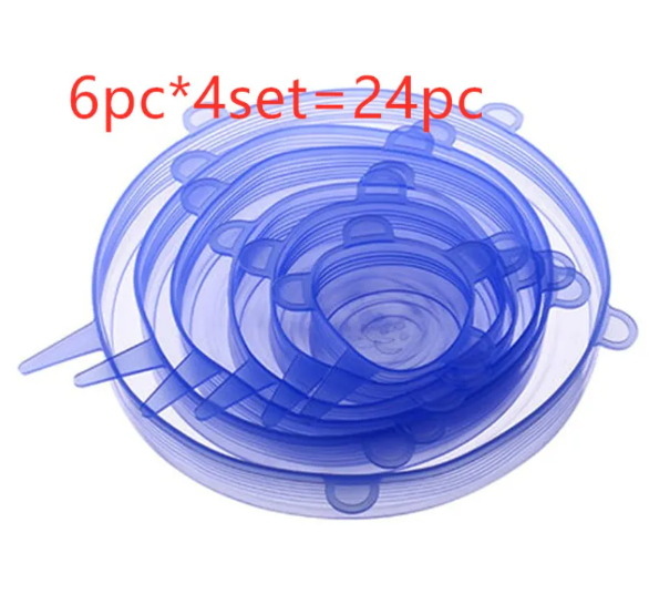 Reusable Silicone Stretch Lid Set – Ditch the Cling Film for Good