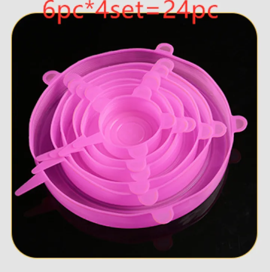 Reusable Silicone Stretch Lid Set – Ditch the Cling Film for Good