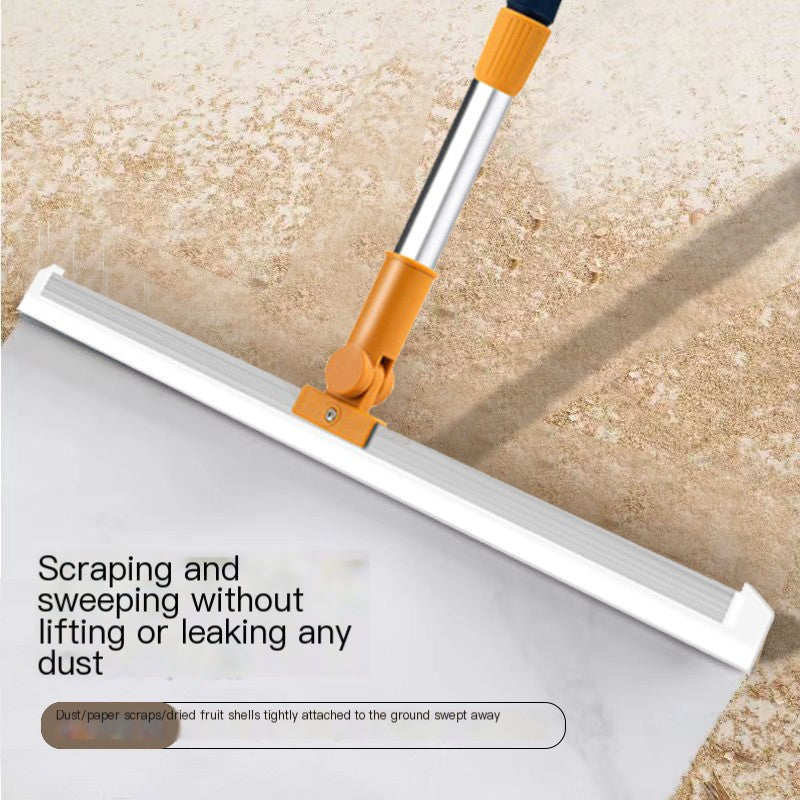Magic Silicone Broom – Streak-Free Floors & Hidden Pet Hair Lifter