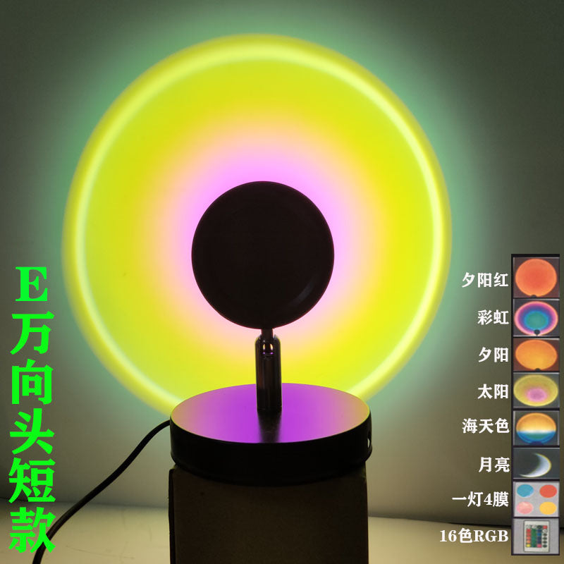 Sunset Projection Lamp – Instant Cozy Glow for Photos & Bedroom