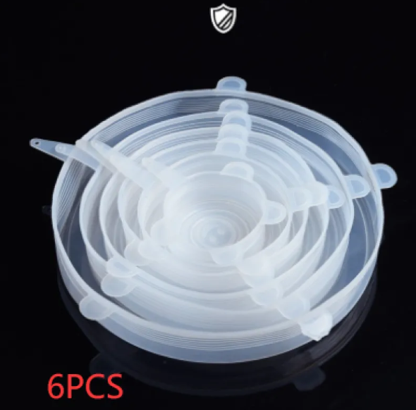 Reusable Silicone Stretch Lid Set – Ditch the Cling Film for Good