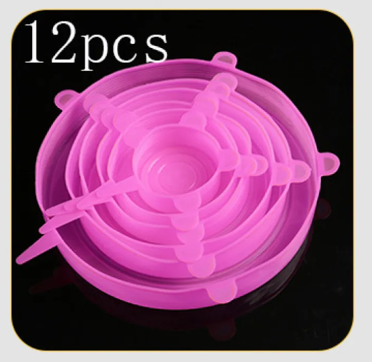 Reusable Silicone Stretch Lid Set – Ditch the Cling Film for Good