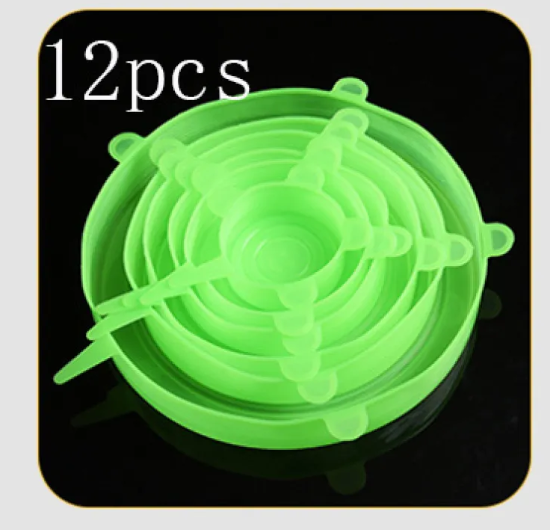 Reusable Silicone Stretch Lid Set – Ditch the Cling Film for Good